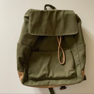 Universal Thread Olive Green Canvas Backpack